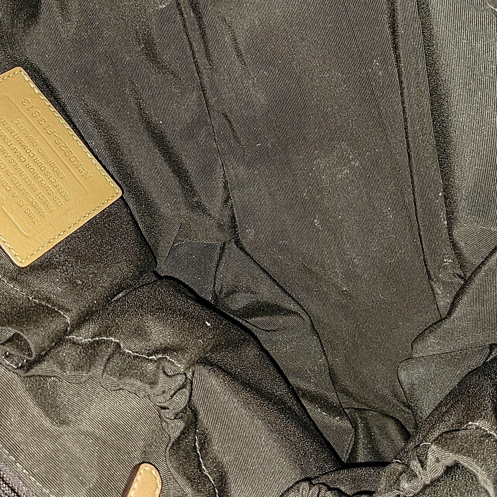 Vintage Coach Signature Canvas/Leather Crossbody Diaper Bag - Picture 13 of 16